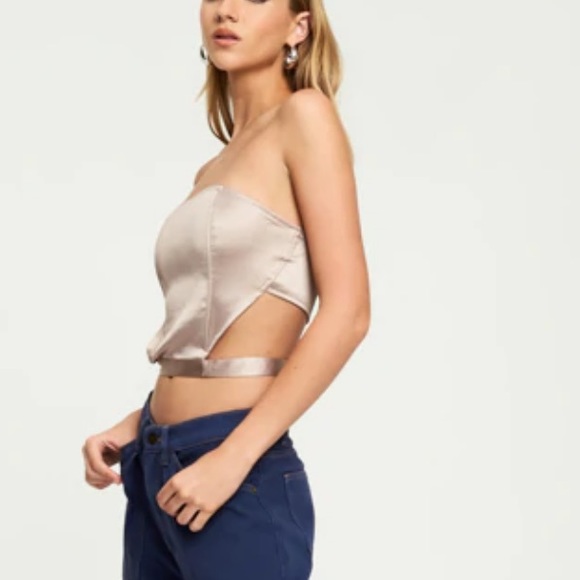 Lioness | Soho Satin Strapless Top - Picture 5 of 6